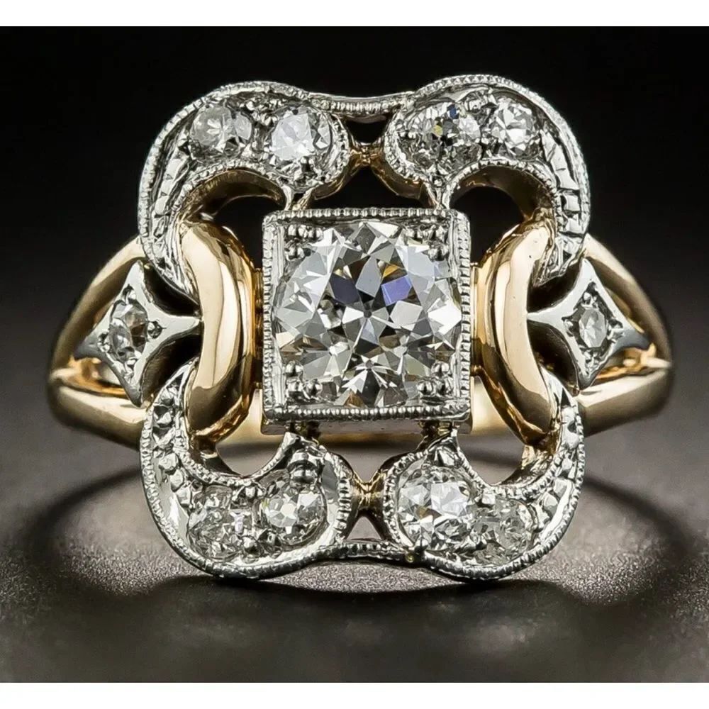 💛 NEW Stunning vintage style CZ ring 💛